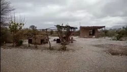 Cayó granizo en la localidad de La Falda en Jáchal