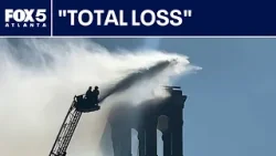 В историческом здании суда в Джорджии бушует пожар | FOX 5 News