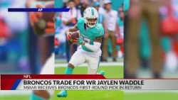Сообщается: «Бронкос» обменяли драфт-пики на ресивера «Долфинс» Джейлена Уоддла.
