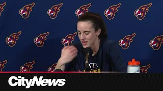 Indiana Fever star Caitlin Clark dishes about Canadian snacks