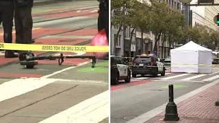 Woman riding scooter killed in San Francisco collision after wheel caught in train track: witness