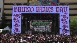 FULL EVENT: Park Avenue officially renamed Bruno Mars Drive
