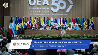 OAS News: OAS will continue working toward a more stable future for Haiti. July 13, 2026.