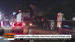 Sri Lanka Navy offloads 208 crew members from a second Iranian vessel off its coast