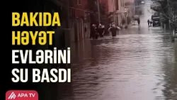 Subasma ilə əlaqədar 9 nəfər təxliyə edilib | APA TV