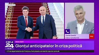 Daniel Zamfir: It is clear to me that Ilie Bolojan, along with USR and AUR, wants snap elections