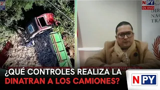 What checks does DINATRAN perform on trucks?