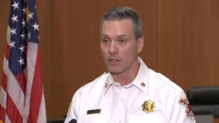 WATCH: Officials announce arson suspect's death in Des Plains condo fire