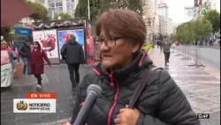 Marcha de la COB generó caos vehicular y perjuicio a la población Marcha de la COB generó caos vehicular y perjuicio a la población