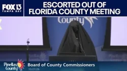 Florida woman wearing burka escorted out of county meeting