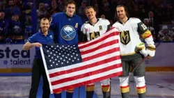 Sabres celebrate Thompson, USA gold medalists in return to KeyBank Center