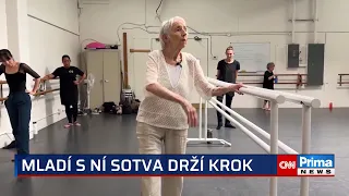 Baletce Helze bude 100 let, končit nehodlá. Snažíme se s ní držet krok, říká její studentka