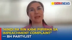 Bagong Henerasyon Party-list, hindi pa rin pipirma sa bagong impeachment complaint vs. VP Sara