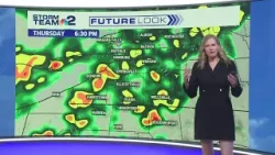 Прогноз команды Storm Team 2: Сильные дожди приближаются к западной части штата Нью-Йорк.