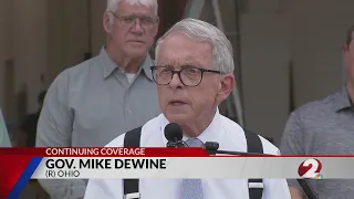 Gov. DeWine tours storm damage