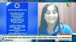 LHD6 - ROMINA MORETTI SEGURA | Se abrieron las inscripciones 2026 en la esucela EPJA Nº26 de Paraná LHD6 - ROMINA MORETTI SEGURA | Se abrieron las inscripciones 2026 en la esucela EPJA Nº26 de Paraná