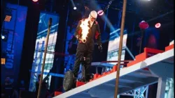 El valor de Willy Bárcenas en el segway con fuego - El Desafío