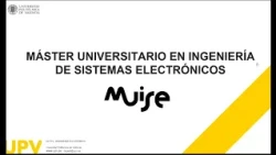 Master's Degree in Electronic Systems Engineering - 2026 Webinar - UPV