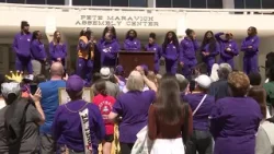 WATCH NOW: LSU fans show up for big sendoff as Tigers leave for Sweet 16 in Albany
