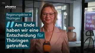 Regierungskrise in Thüringen: Katja Wolf (BSW-Landesvorsitzende) zum Verbleib in der Koalition