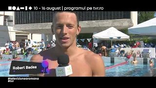 Robert Badea vă așteaptă la Campionatele Europene de Nataţie 2026,  în direct la TVR Sport şi TVR1
