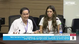 Pnina, mother of the late Yonatan Levin, who was sexually abused by his cousin and could not sue ...