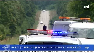 A driver drove into oncoming traffic and hit a car with two police officers: All three are seriou...