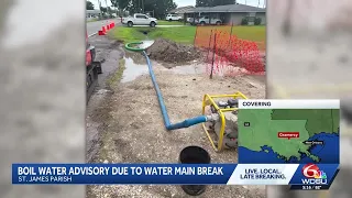 Boil water advisory issued for Town of Gramercy due to water main break