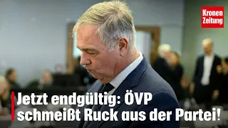 It's official: ÖVP kicks Ruck out of the party! | krone.tv NEWS