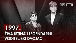 Živa istina: Daria Marjanović i Joško Martinović u emisiji iz 90-ih #HRT100