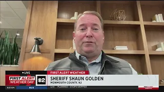 Monmouth County sheriff on nor'easter's impact there Sunday morning