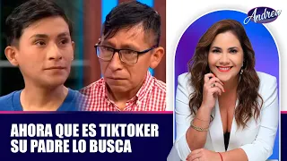 Ahora que es tiktoker su padre lo busca | Andrea