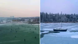 Jégbe zárt Balaton 2. - A teljes jegesedés?