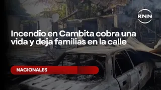 Incendio en Cambita cobra una vida y deja familias en la calle