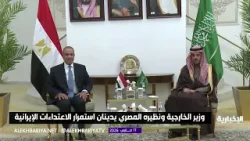 وزير الخارجية ووزير الخارجية المصري يبحثان جهود خفض التصعيد في المنطقة