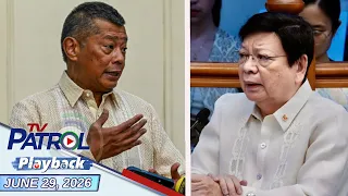 TV Patrol Playback | June 29, 2026