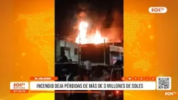 Trujillo: tienda de productos químicos resultó afectada tras incendio Trujillo: tienda de productos químicos resultó afectada tras incendio