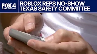Roblox misses Texas hearing over online child safety