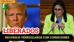 Donald Trump libera recursos venezolanos, con condiciones Donald Trump libera recursos venezolanos, con condiciones