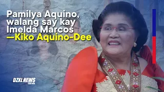 Pamilya Aquino, walang say kay Imelda Marcos; Tindig Pilipinas, may kilos-protesta