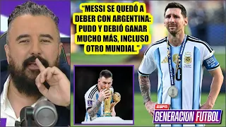 SE VOLVIÓ LOCO. ÁLVARO ARREMETE CONTRA MESSI por retiro de argentina “QUEDÓ A DEBER” | Generación F