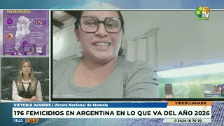 P6 Monica Baglietto 176 Femicides in Argentina So Far in 2026