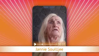 TV Oranje app video message - Jannie Souilljee