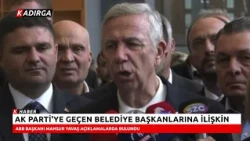📌MANSUR YAVAŞ ON PARTY SWITCHING: ➡️"We Are Currently Independent"
