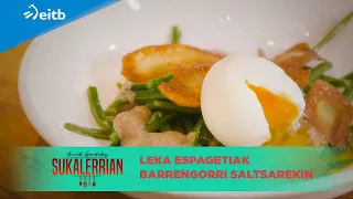 ARMINTZ GORROTXATEGI SUKALERRIAN: Leka espagetiak barrengorri saltsarekin