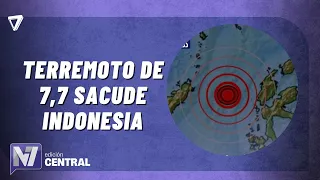 WORLD ALERT | 7.7 earthquake rocks Indonesia and maximum tsunami warning issued.