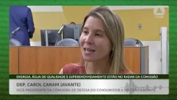 Dep. Carol Caram (Avante): pedágios, água de qualidade e super endividamento