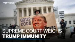 US Supreme Court hears Trump immunity case