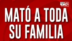 He killed his whole family, security footage awaited