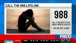 988 lifeline available to those struggling with mental health issues